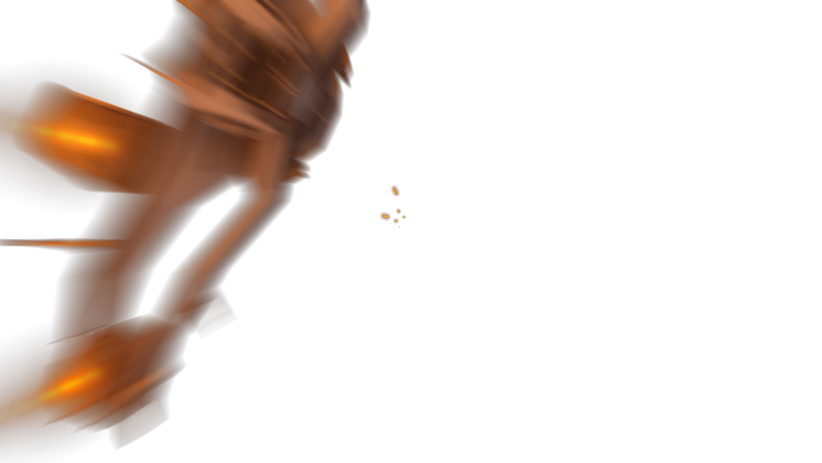 HD VFX of  Fighter Flying Past Cam Shooting  Orange