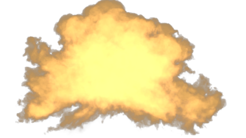 Close Up Explosion White Smoke Effect