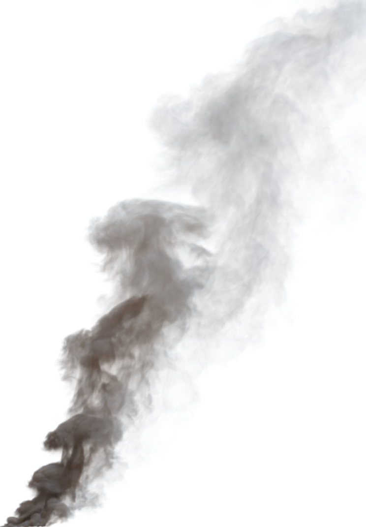 (4K) Smoke Plume Front Right Fire Off 14 Medium  Effect