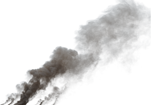 (4K) Smoke Plume Overcast Fire Off 23 Big Effect