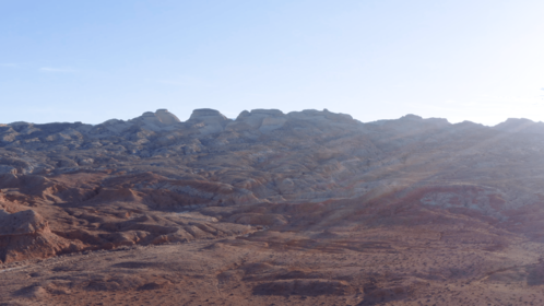 (4K) Aerial Desert Landscape Utah 3 Effect