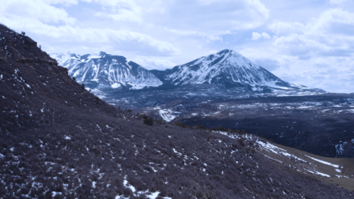 (4K) Aerial Rocky Mountains Landscape 6 Effect