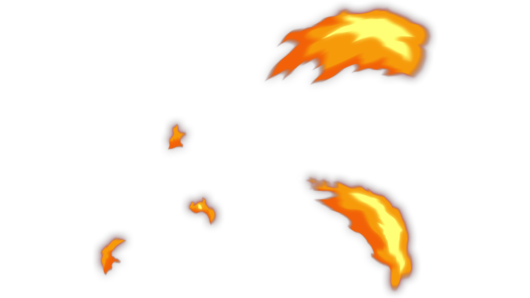 HD VFX of  Anime Fire Block 