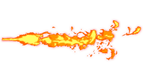 (4K) Anime Flame Thrower 1 Effect