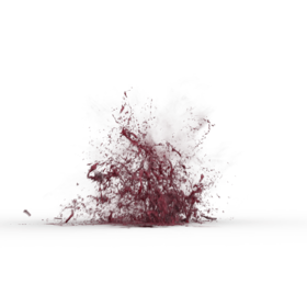 (4K) Blood Thick Explosion Body 5 Ground Effect