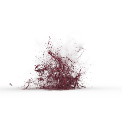 HD VFX of  Blood Thick Explosion Body  Ground
