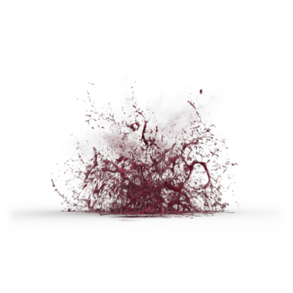 HD VFX of  Blood Thick Explosion Body  Ground