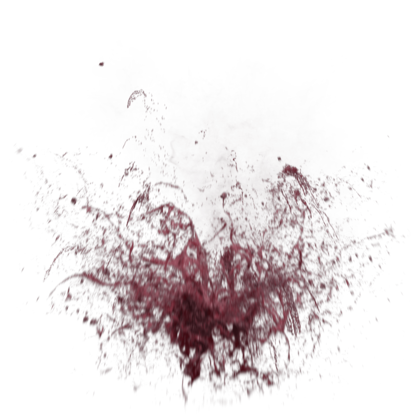 HD VFX of  Blood Thick Explosion Torso 
