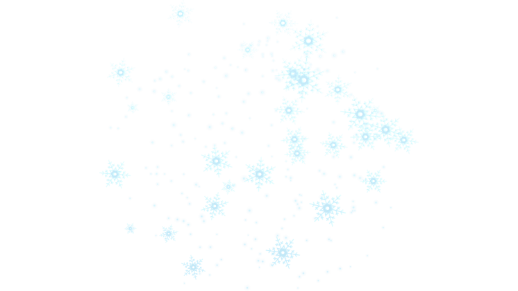 (4K) Cartoon Snowflake Burst 1 Effect