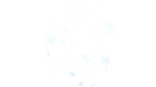 (4K) Cartoon Snowflake Burst 3 Effect
