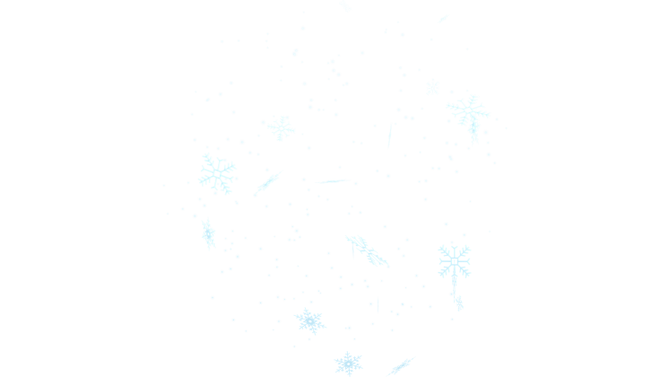 HD VFX of  Cartoon Snowflake Burst 
