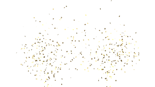 (4K) Confetti Burst Gold Shapes 1 Effect