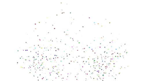 (4K) Confetti Burst Multiple Color Circles 1 Effect