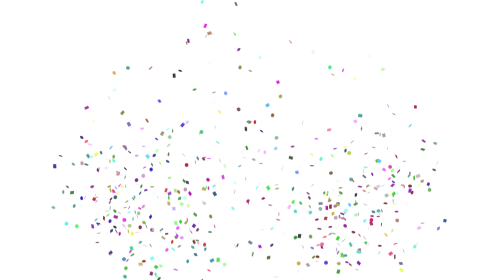 (4K) Confetti Burst Multiple Color Shapes 1 Effect