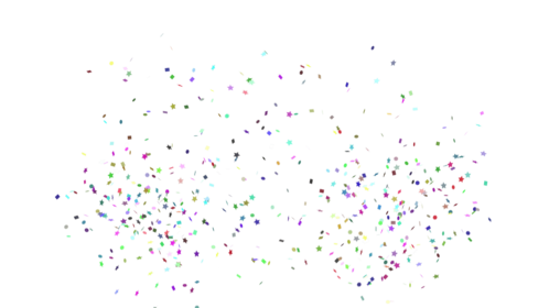 (4K) Confetti Burst Multiple Color Shapes 2 Effect