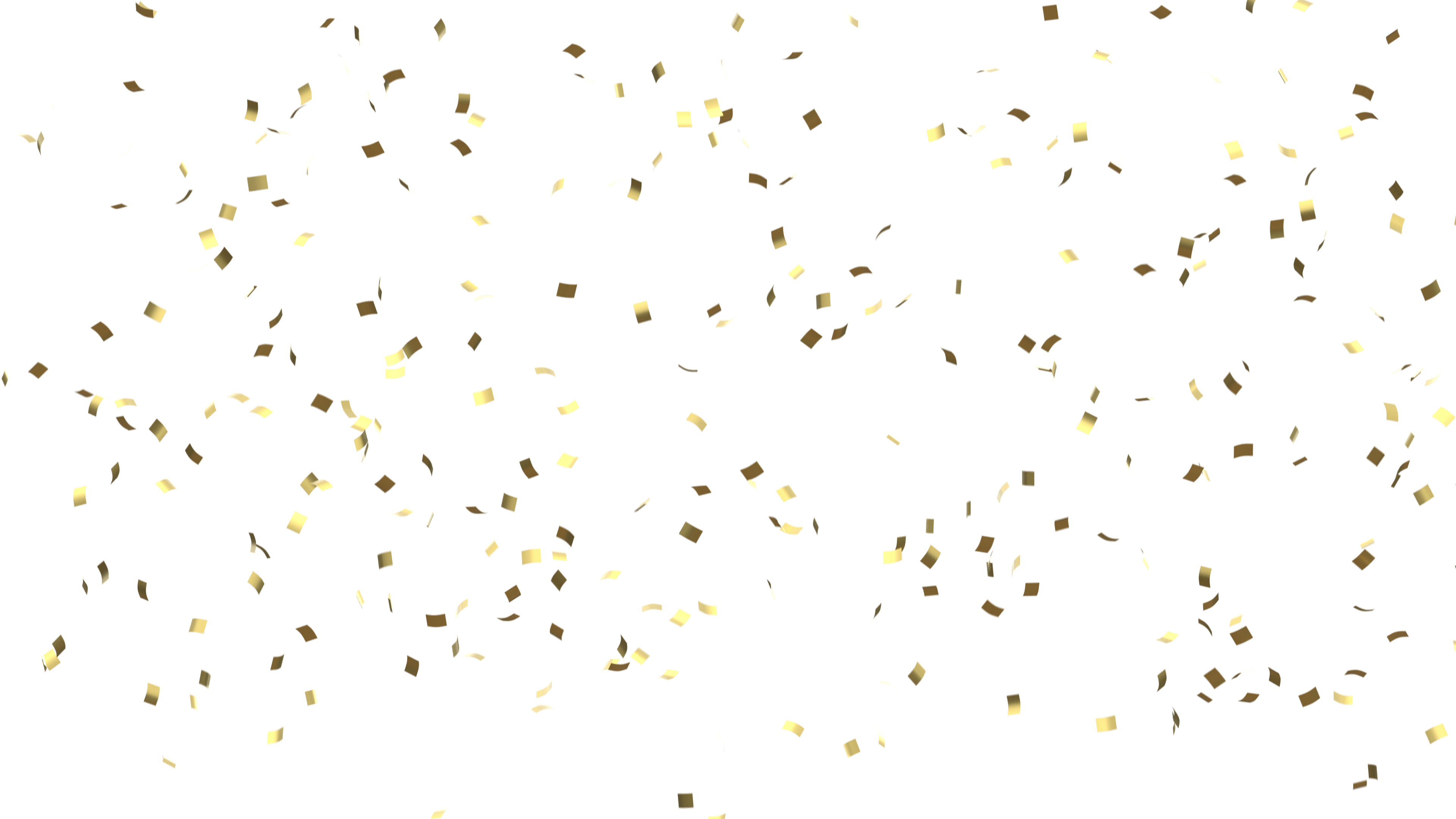 Confetti Falling Gold Confetti Squares 1 Effect