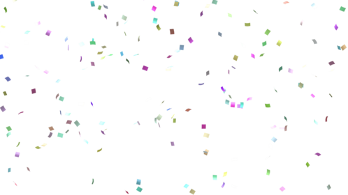 (4K) Confetti Falling Multiple Color Squares 1 Effect