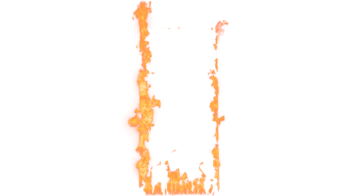 (4K) Door Fire Ignition 2 Effect