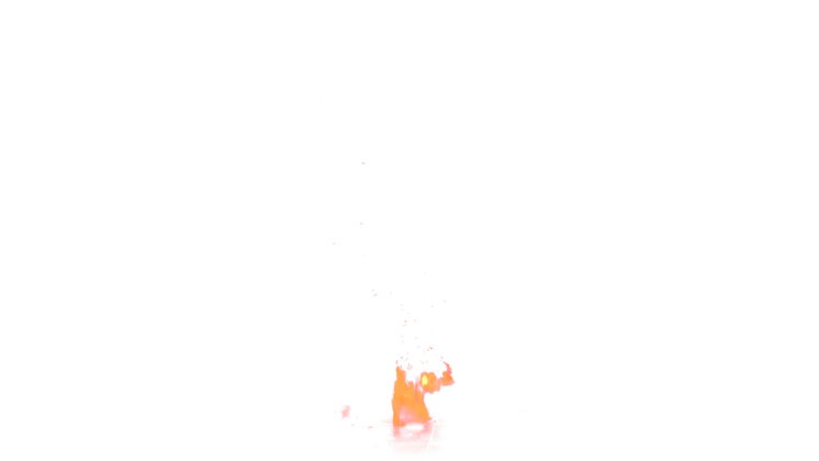 HD VFX of  Falling Fire 