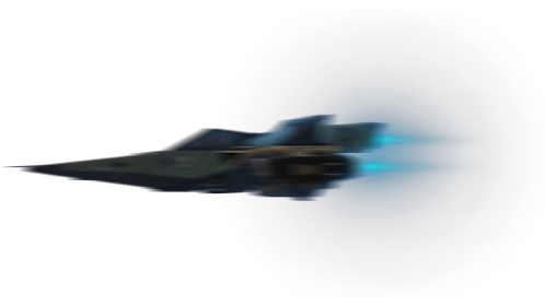 (4K) Fighter Spaceship Flyby 1 Green Effect