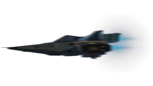 (4K) Fighter Spaceship Flyby 2 Green Effect