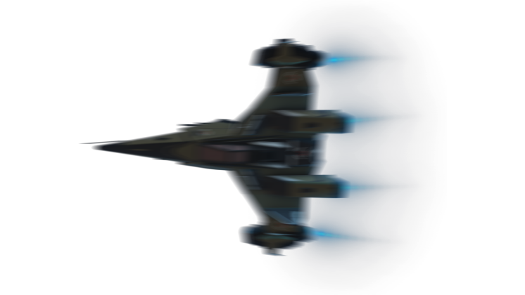 HD VFX of  Fighter Spaceship Flyby Spin  Green