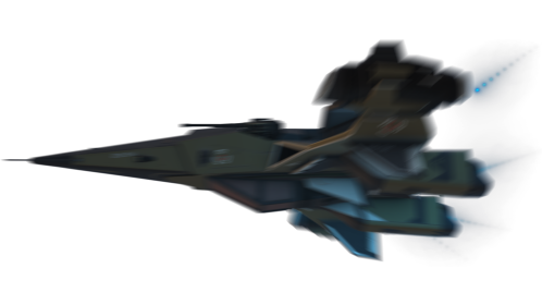 (4K) Fighter Spaceship Flyby Spin 3 Green Effect