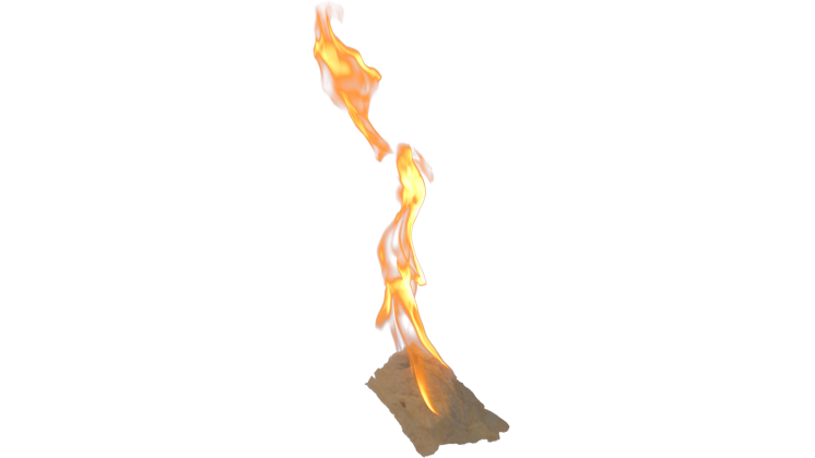 HD VFX of  Fire Debris Airborn 
