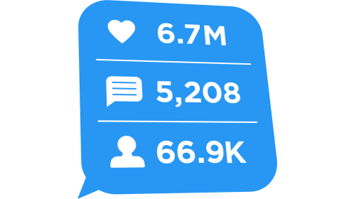 (4K) Generic Social Media Counter 12 Effect