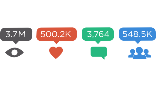 (4K) Generic Social Media Counter 2 Effect