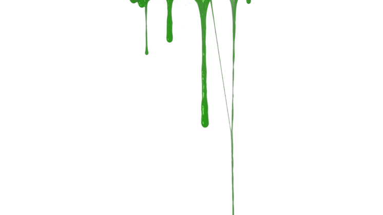 HD VFX of  Green Slime Drip 
