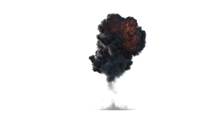 (4K) Ground Gas Explosion 7 Effect