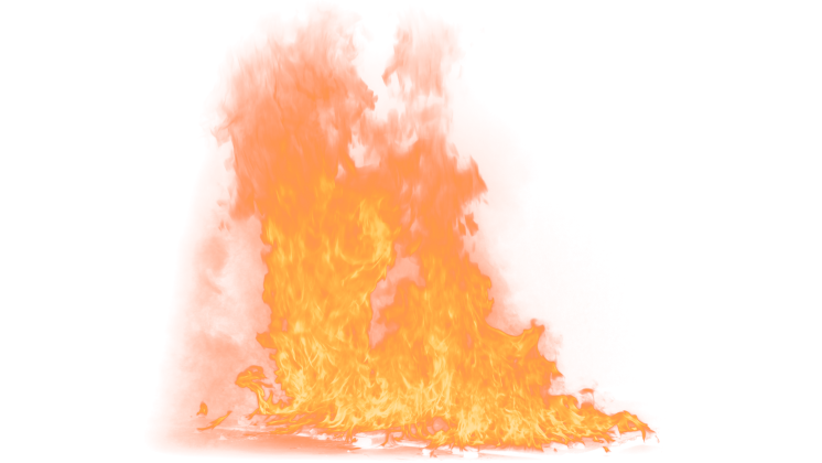 HD VFX of  Loopable Ground Fire 