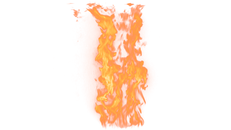 (4K) Loopable Wall Fire 15 Effect