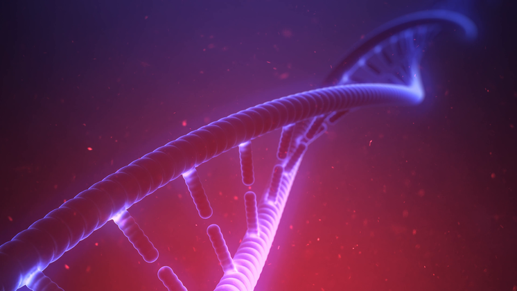 HD VFX of  Looping DNA Background 