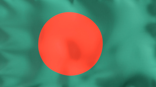 4K Looping Flag Bangladesh Effect
