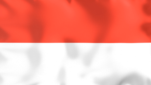 4K Looping Flag Indonesia Effect