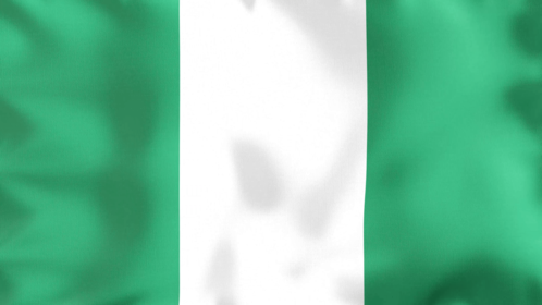 4K Looping Flag Nigeria Effect