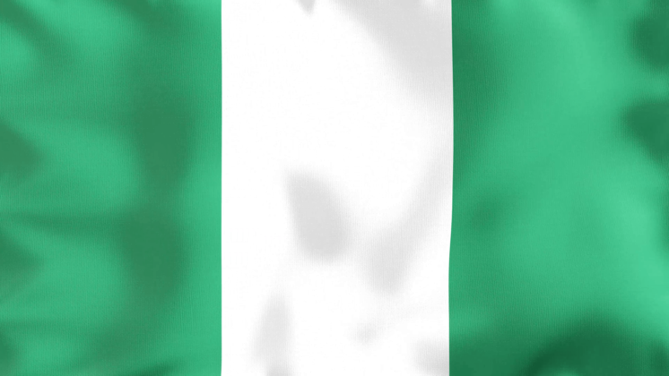 HD VFX of  Looping Flag Nigeria