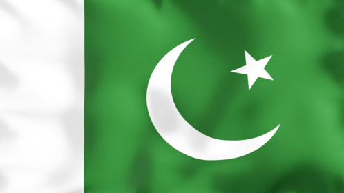 4K Looping Flag Pakistan Effect
