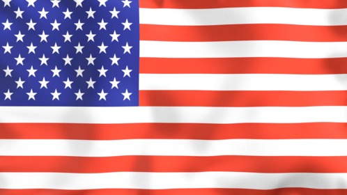 4K Looping Flag USA Effect
