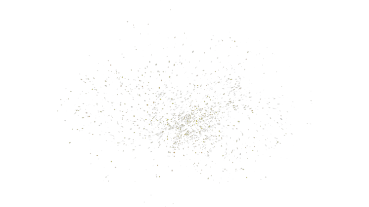HD VFX of  Looping Magic Ball Gold Sparkles 