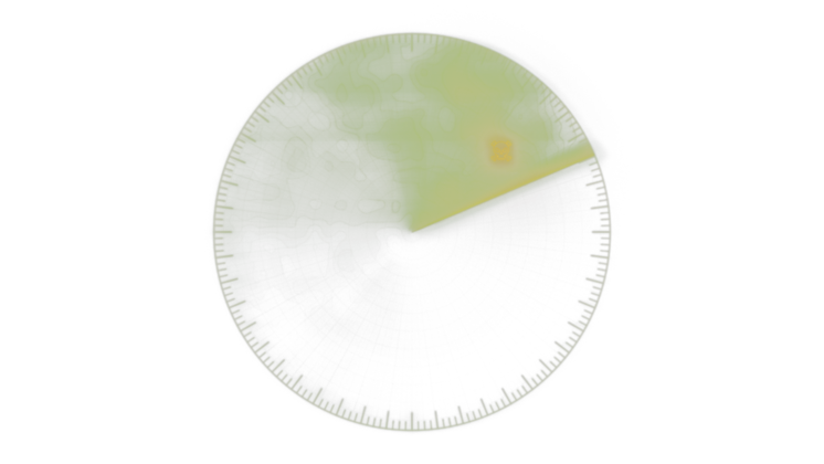 HD VFX of  Looping Radar Skull Single