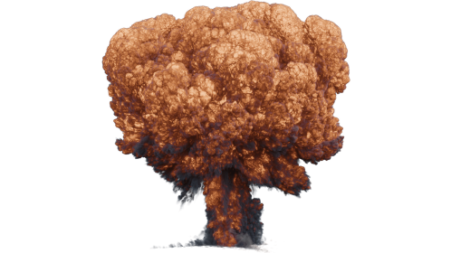 (4K) Nuclear Explosion 5 Effect