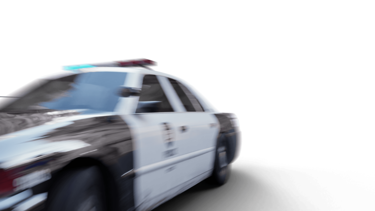 (4K) Police Car Driveby 3 Effect