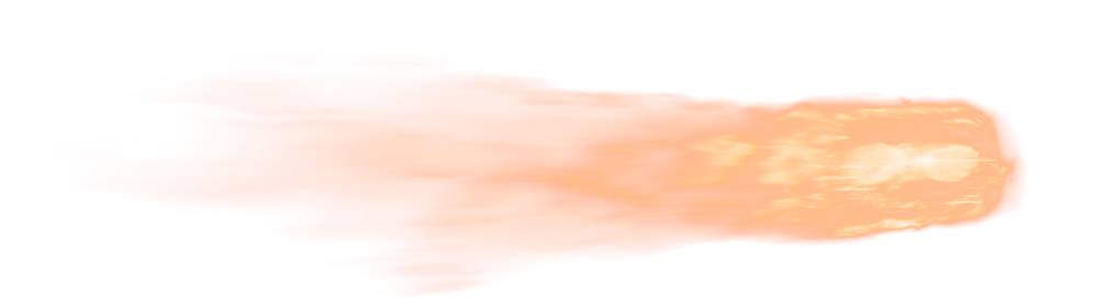 (4K) Rocket Exhaust Orange Angle Back Effect
