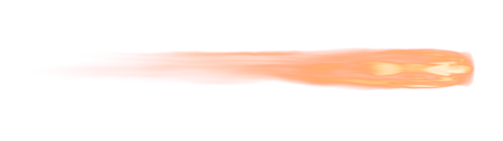 (4K) Rocket Exhaust Orange Side Effect