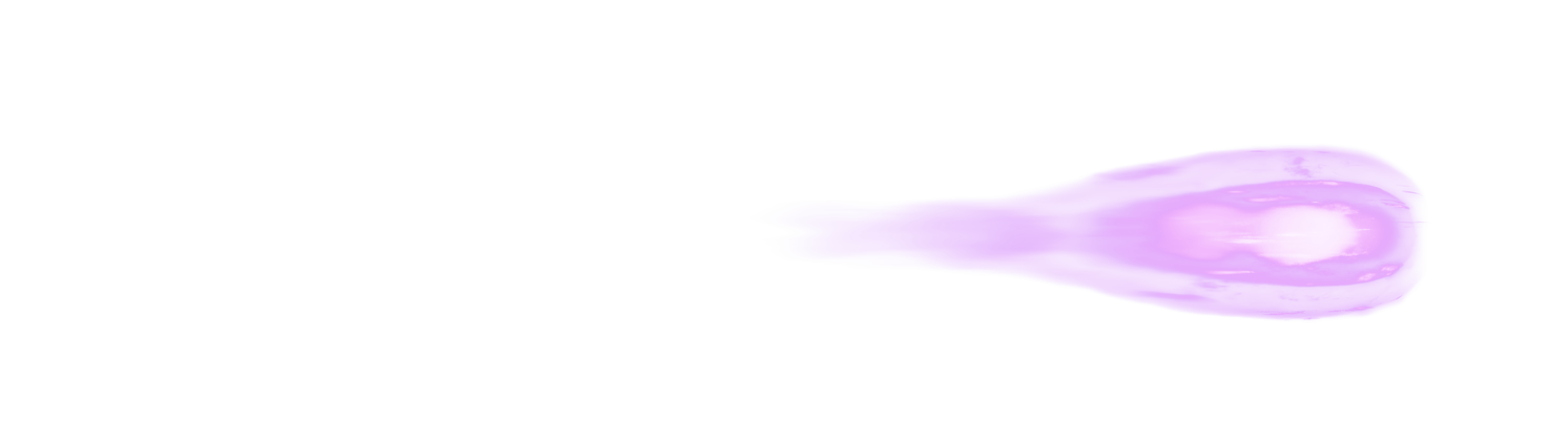 HD VFX of  Rocket Exhaust Purple Angle Back Looping