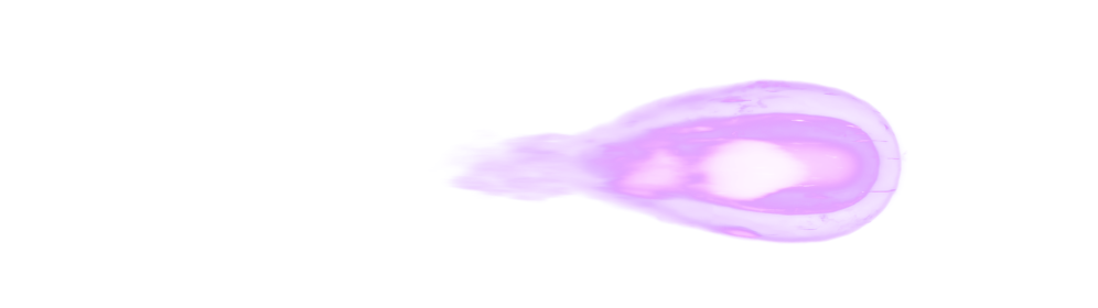 (4K) Rocket Exhaust Purple Angle Front Effect