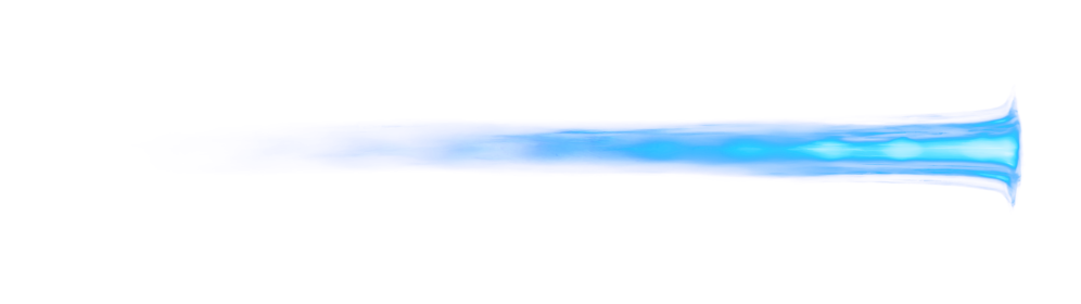 (4K) Rocket Exhaust Blue Side Looping Effect